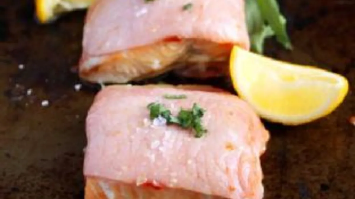 Bacon-Wrapped Salmon