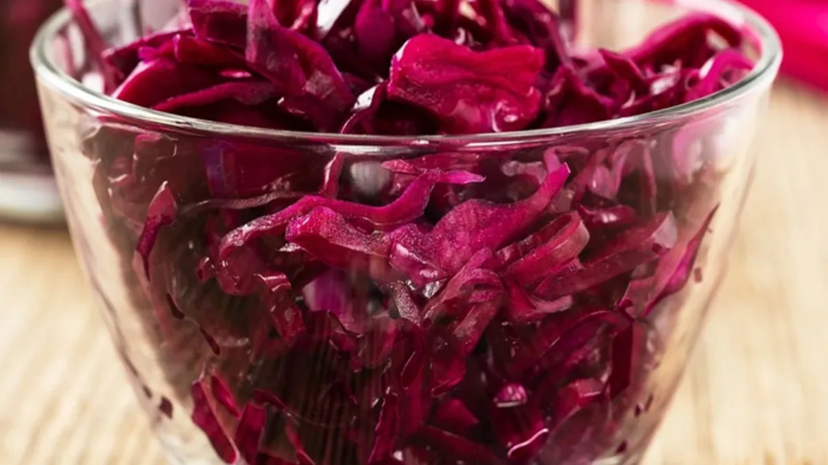 Beetroot & red cabbage sauerkraut