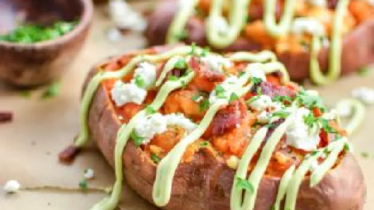 Brown Butter Twice Baked Sweet Potatoes