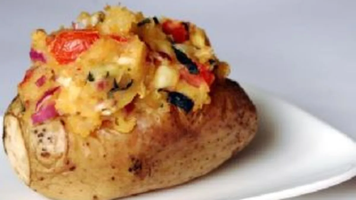 Bruschetta Stuffed Potatoes