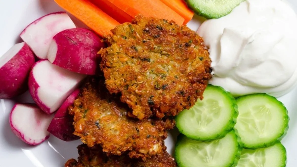 Carrot and Bean Fritters