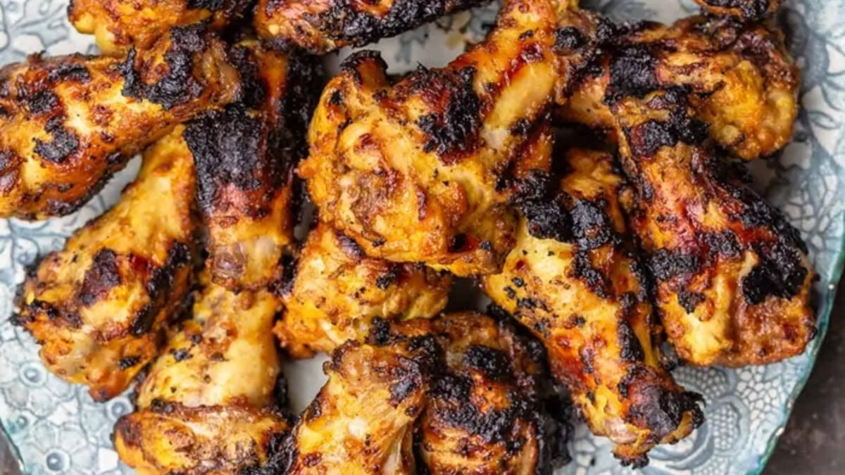 Chicken wings with cumin, lemon & garlic