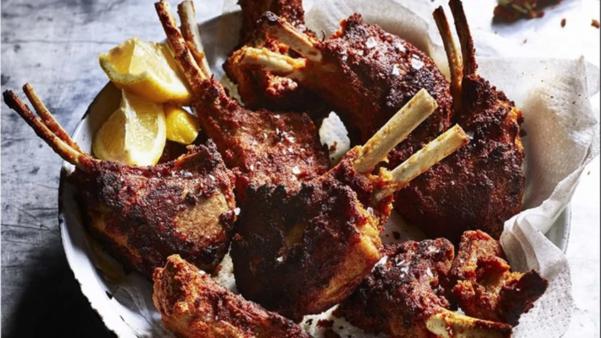Chilli ginger lamb chops
