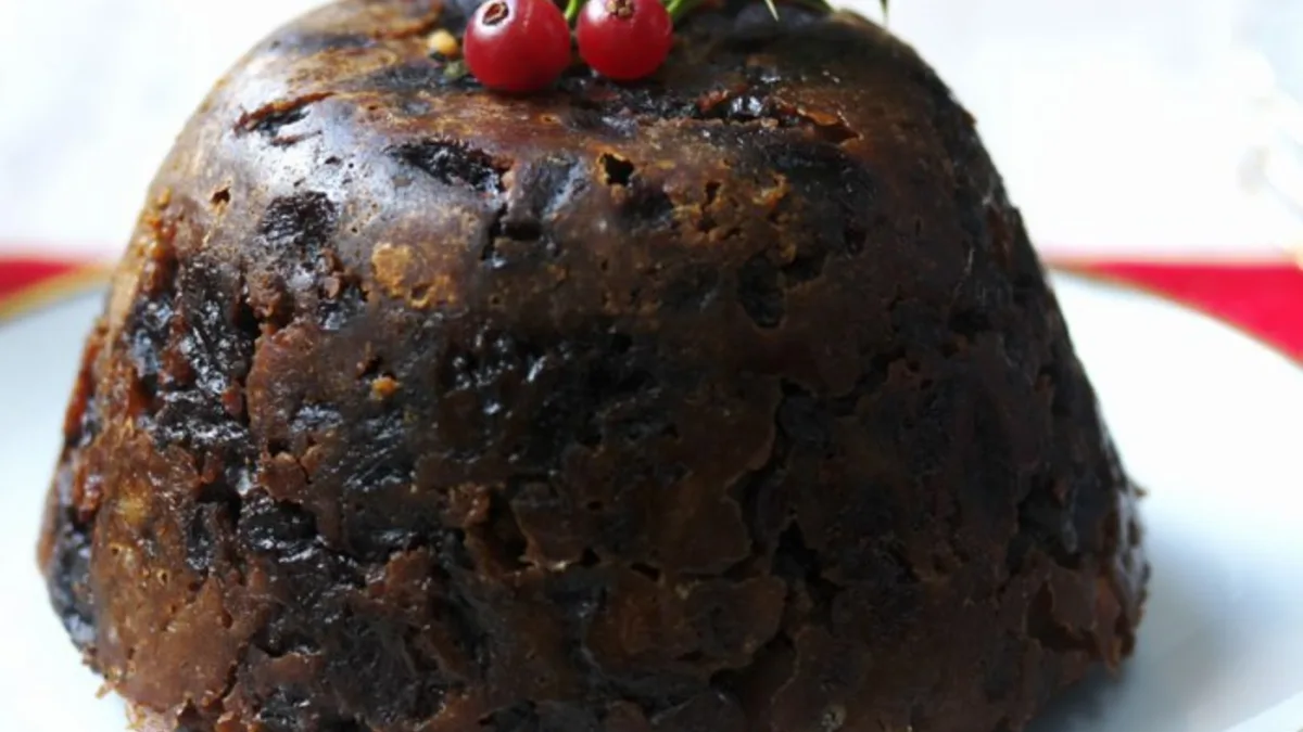 Classic Christmas pudding