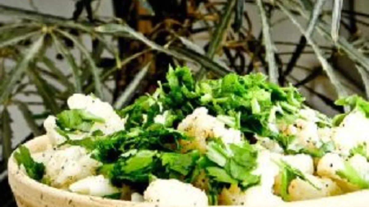 Egyptain Cauliflower Side Salad