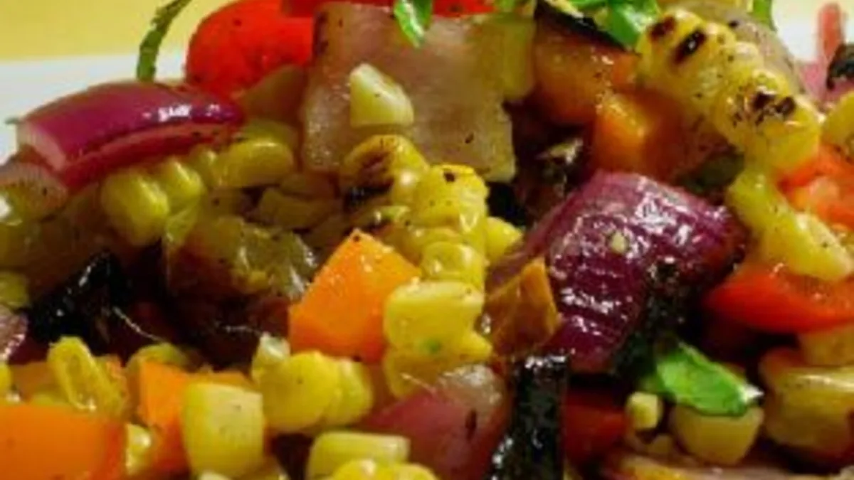 Fresh Grilled Corn Salad