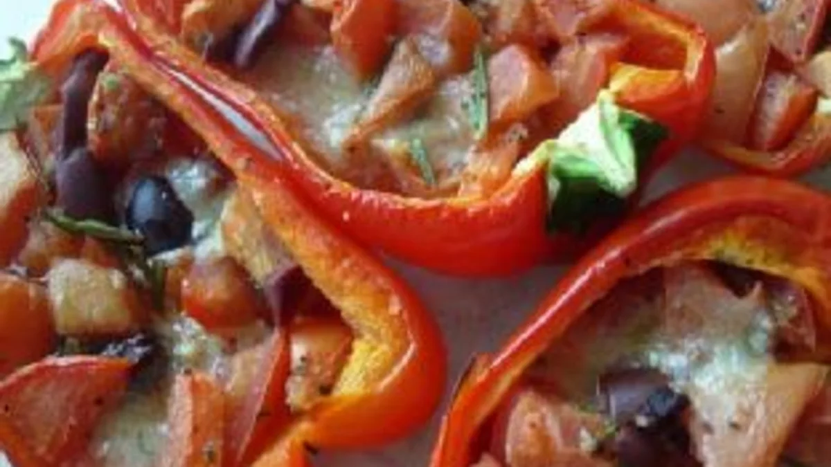 Garden Baked Red Peppers