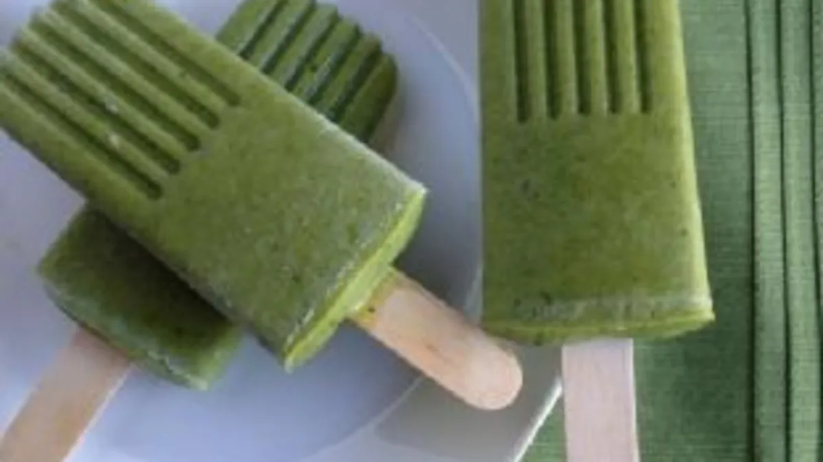 Green Monster Ice Pops