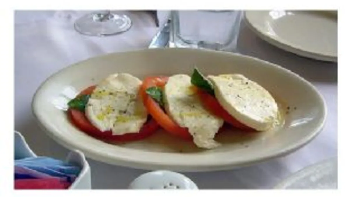 Italian Tomato and Mozzarella Caprese