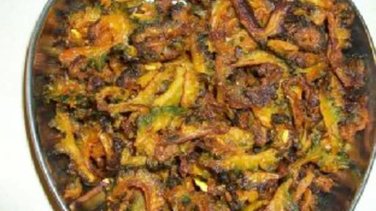 Karela Fry/bittergourd Fry