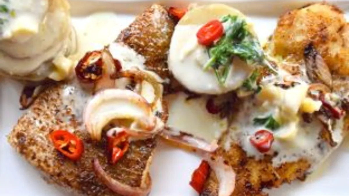 Lemon Fish with Sweet Potatoes