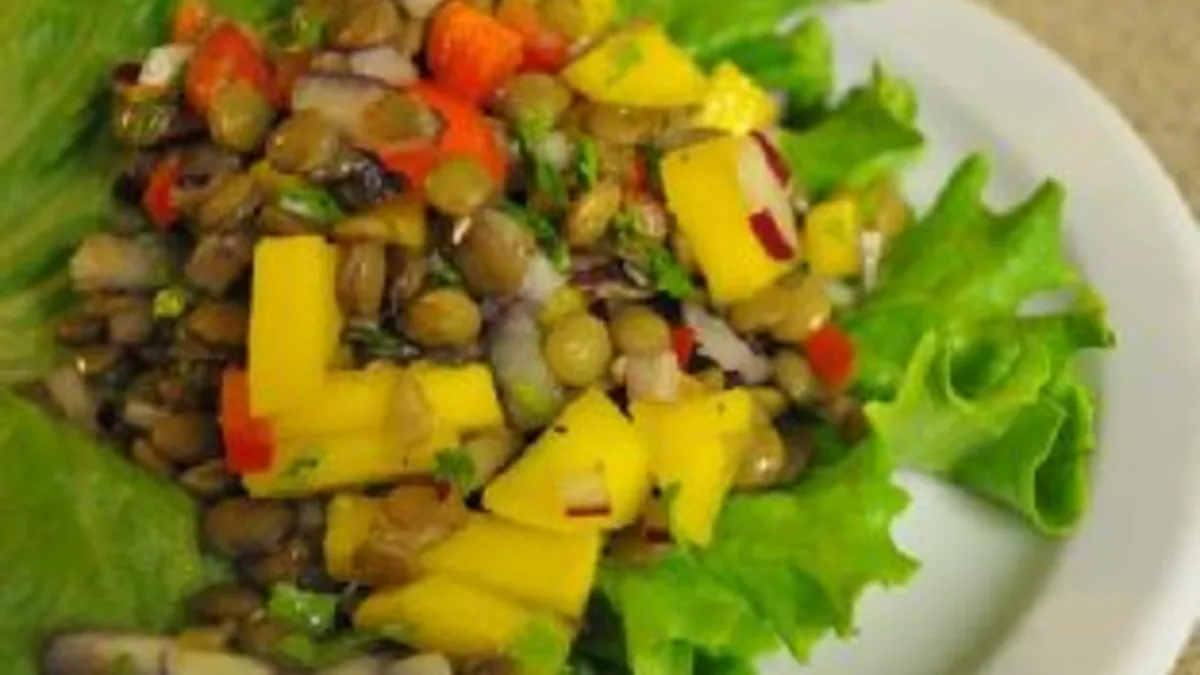 Lentil Mango Salad