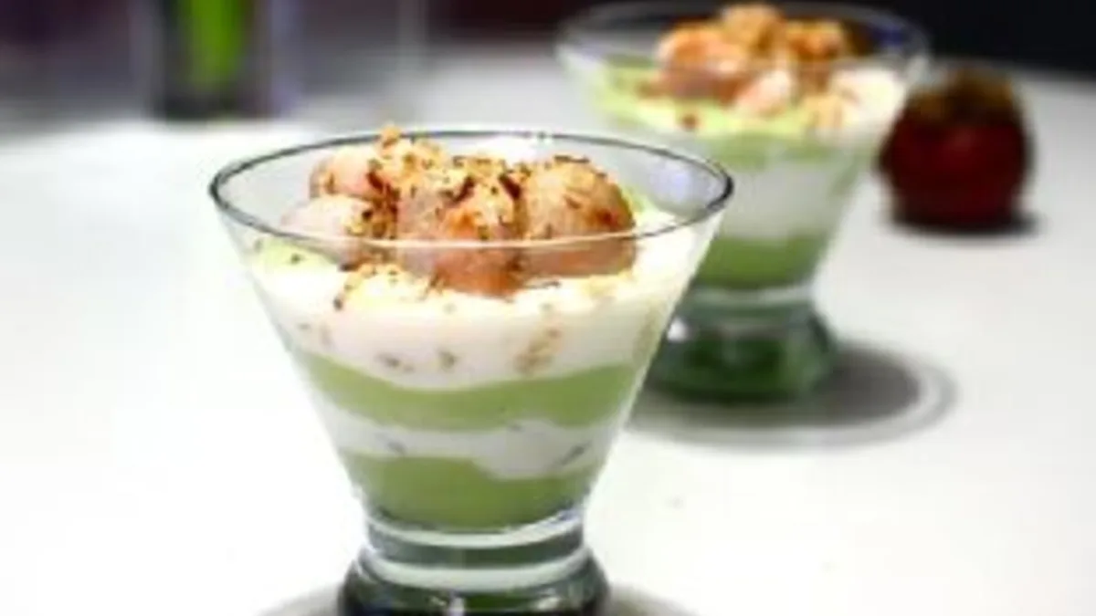 Mangosteen Avocado Yogurt Parfait