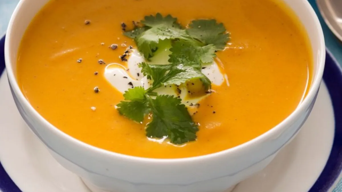 Moroccan Carrot Soup