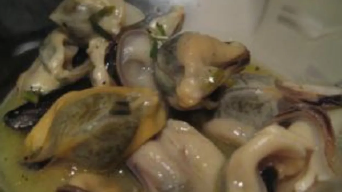 Mussels Marinated In Oil and Herbs