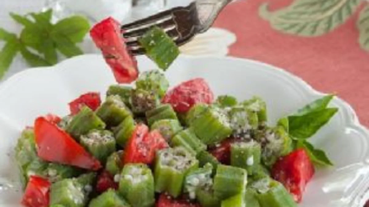 Okra Tomato Salad