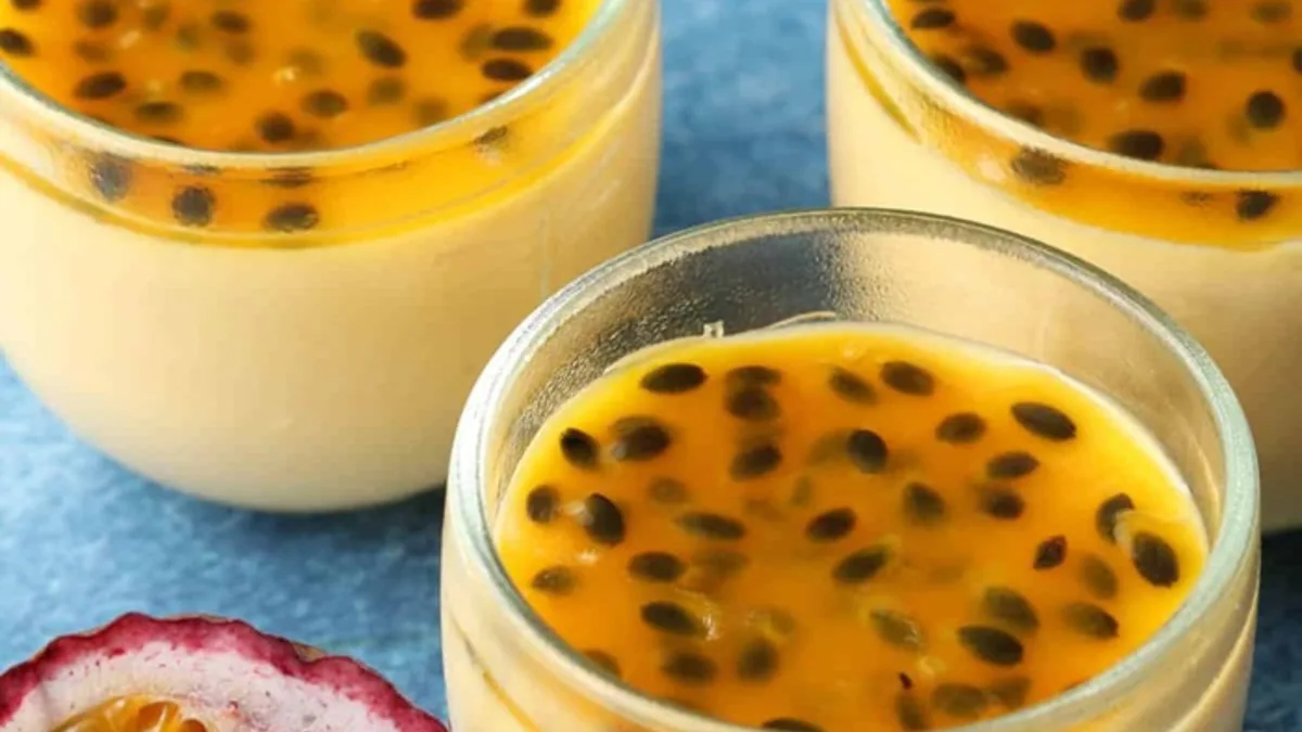 Passion fruit mousse