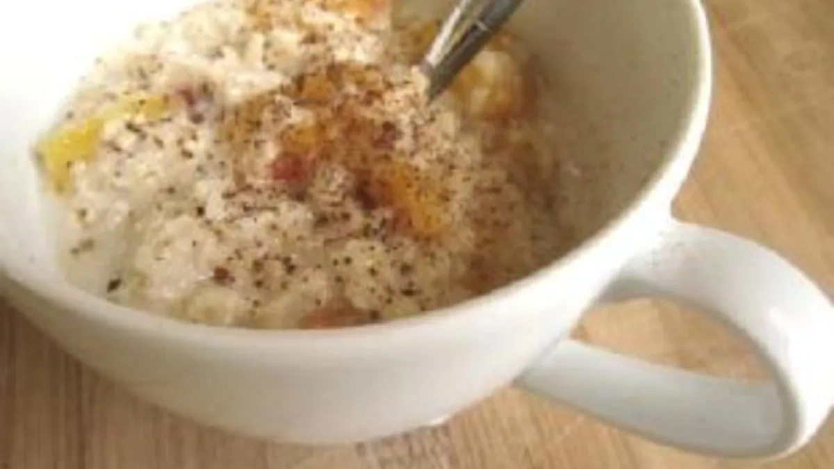 Peaches And Cream Oatmeal