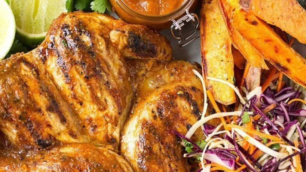 Piri-piri chicken and slaw
