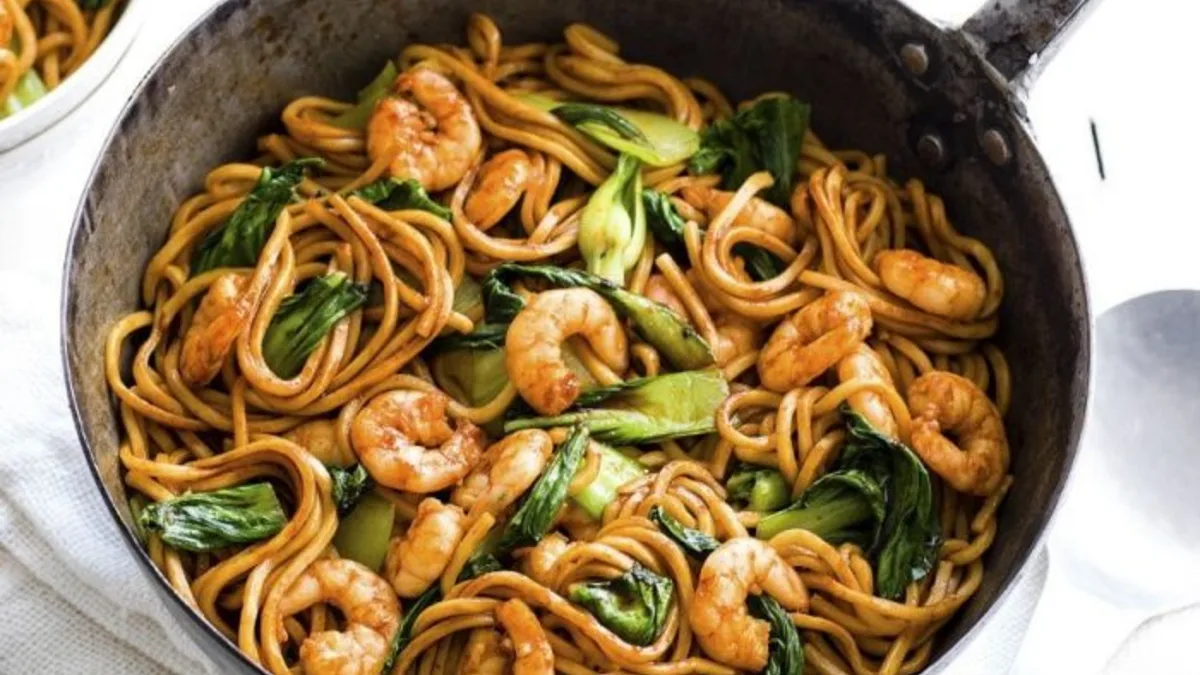 Prawn stir-fry