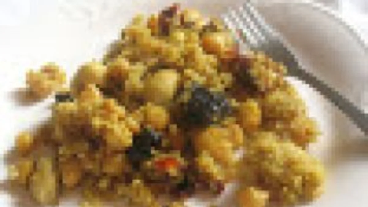 Quinoa and Chickpea Salad with Sun-Dried Tomatoes and Dried Cherries
