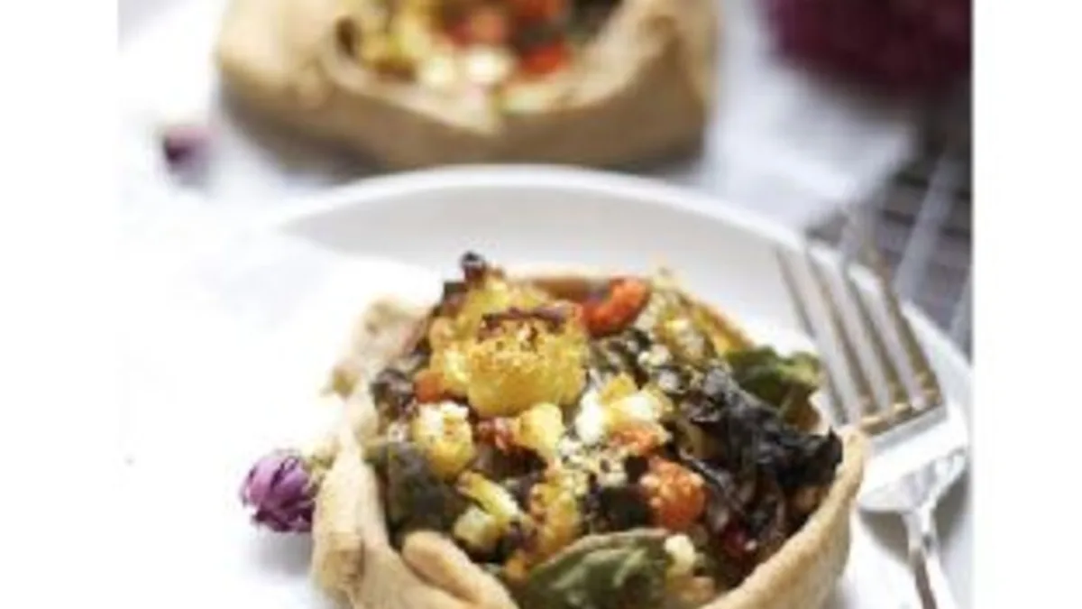 Roasted Vegetable Tart (Gluten Free, Dairy Free, Vegan)