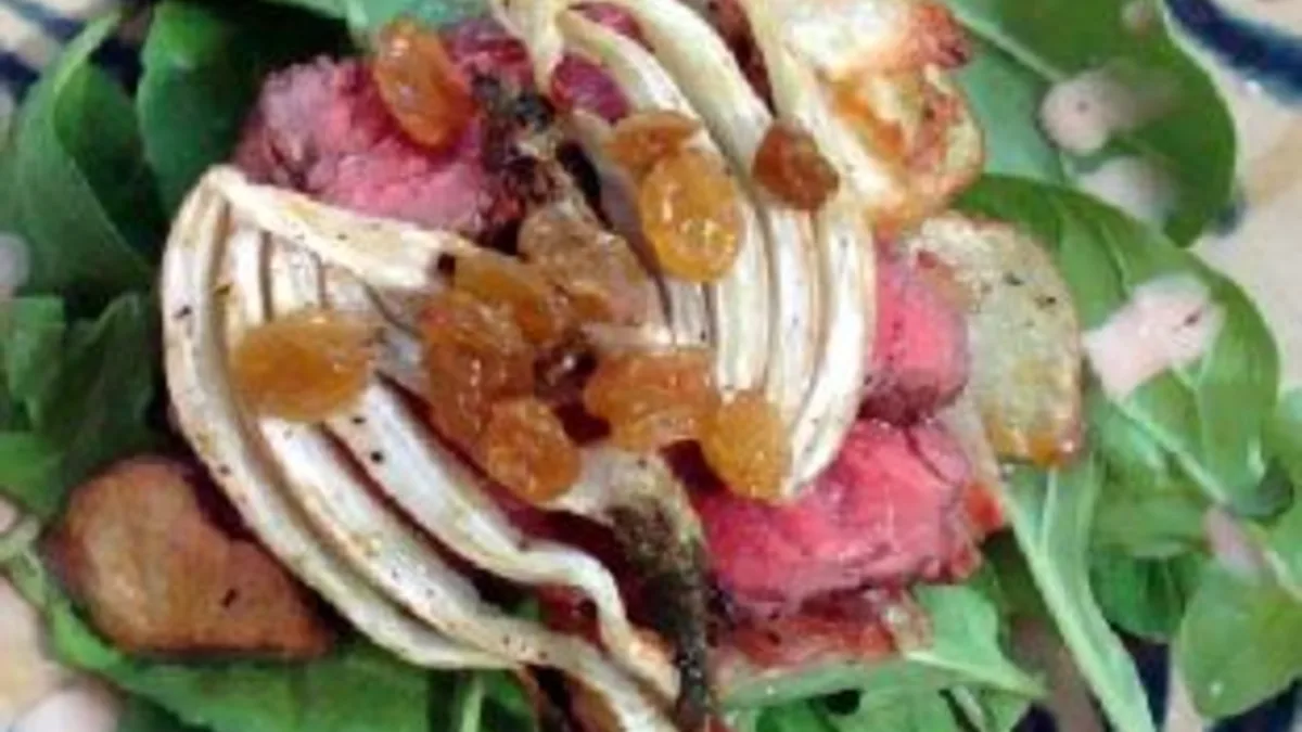 Steak Salad With Roasted Potatoes and Fennel