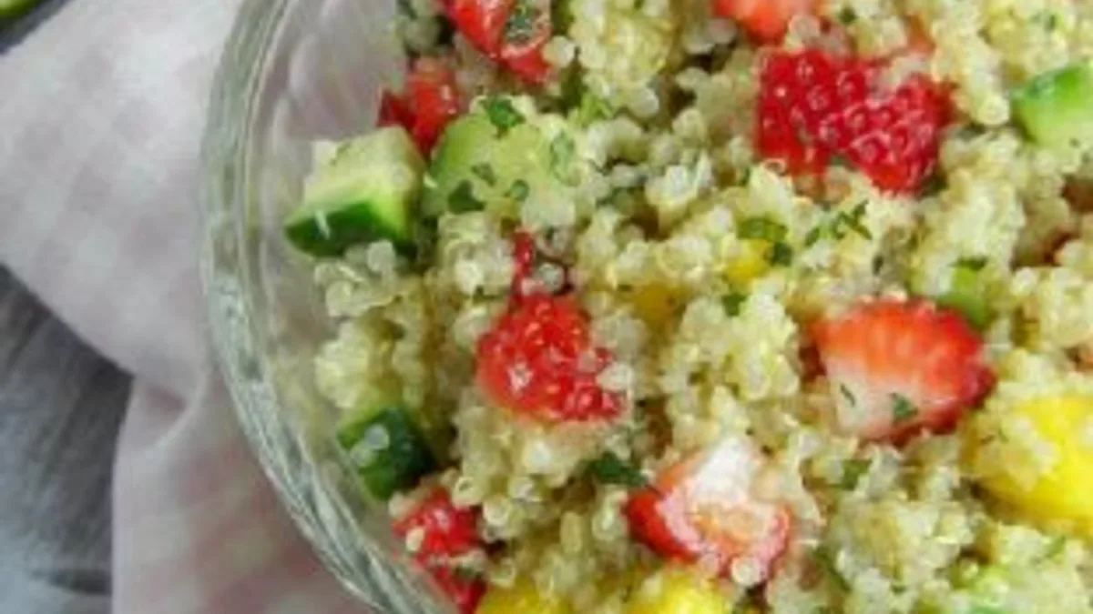Strawberry-Mango Quinoa Salad