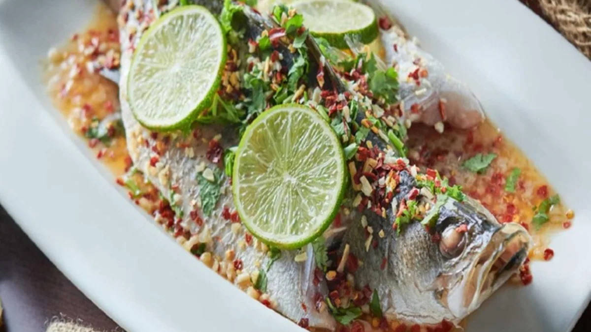 Thai-style steamed fish