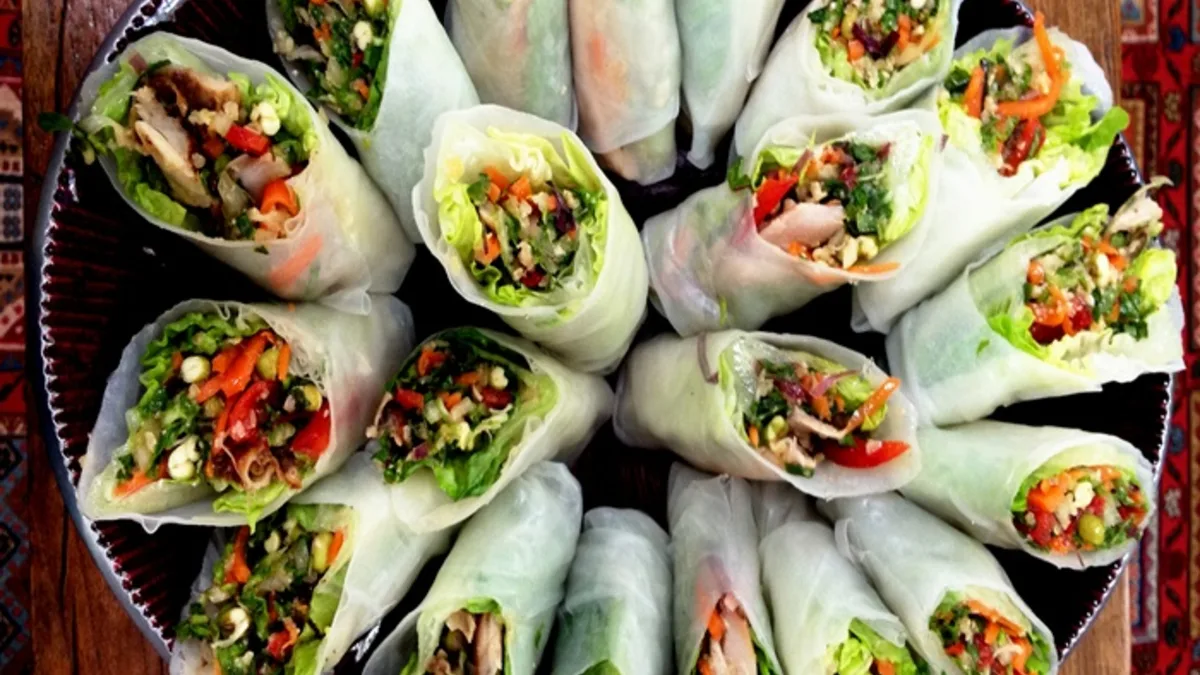 Vietnamese veg parcels