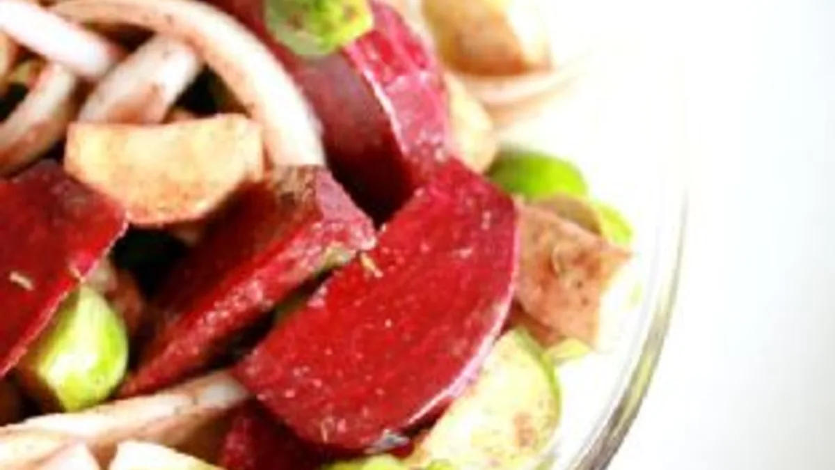 Winter Roasted Vegetables With Balsamic Dressing