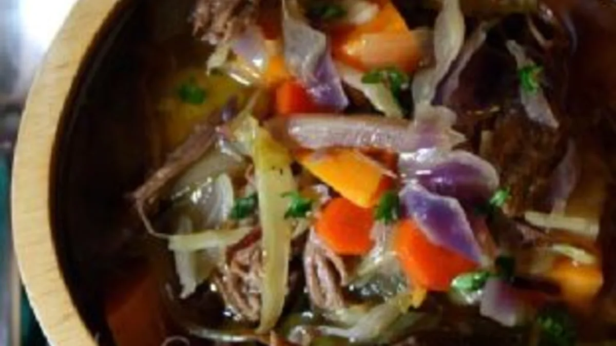 Wintery Vegetable Beef Soup